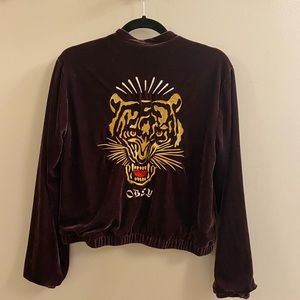 Velvet Obey Tiger Jacket